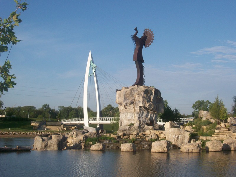 From its creation in 1974, the Keeper of the Plains has become the symbol of the city of Wichita. 