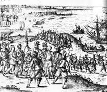 Drawing of the 1646 Treaty
