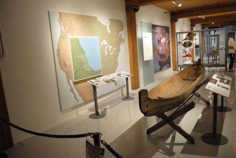 The museum traces the history of Chicago's waterways, from its use by Native Americans and fur traders to today's recreational boaters. Image courtesy of the Chicago Maritime Museum.