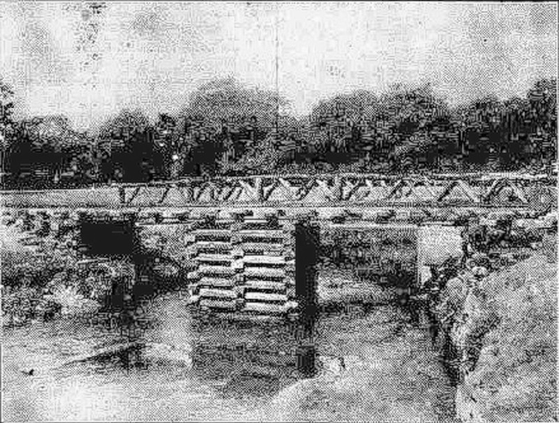 Witham railway bridge 1914