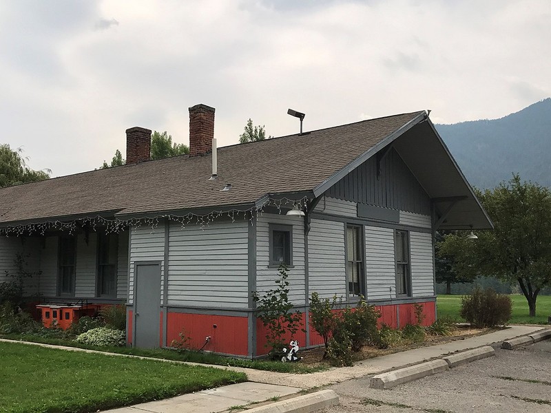 The Milwaukee Railroad Depot was built in 1908 as part of the company's push towards the Pacific. 