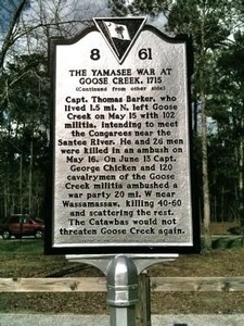 Reverse side of Marker