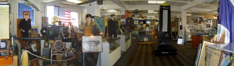 Exhibits include photographs, documents, clothing, and a variety of other historic insights to life and duty at the Naval Air Station in its heyday.