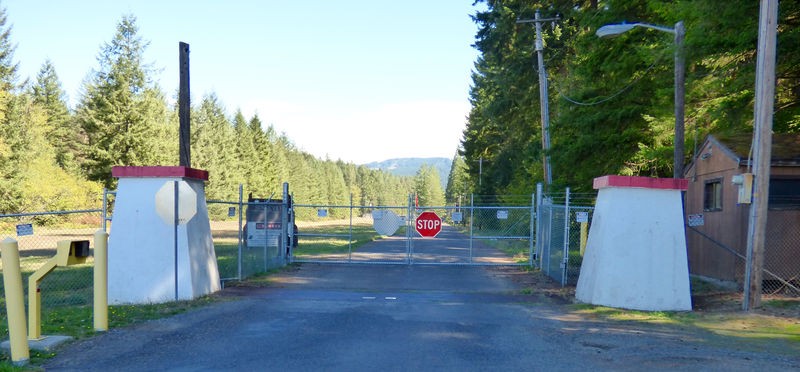 One of the gate entrances to Camp Bonneville.