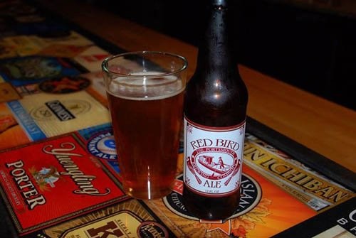 Red Bird Ale, named after the Portsmouth Redbirds