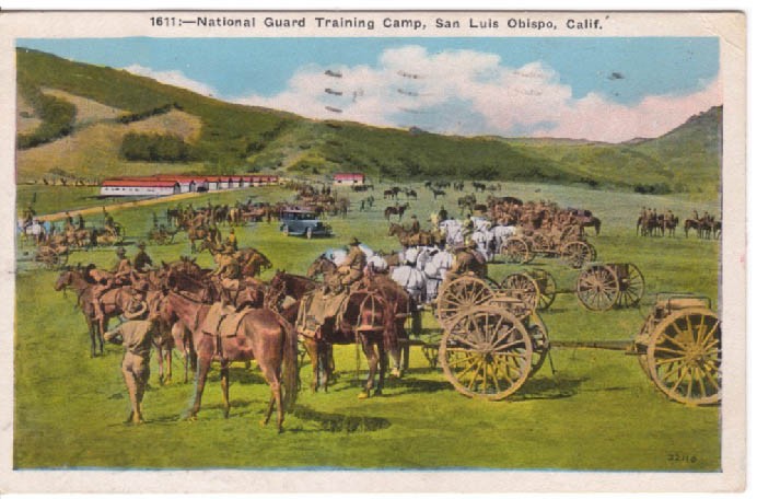 This is a picture of on of the early National Guard Training Camps.  Camps like this is what this land has continued to be used for.