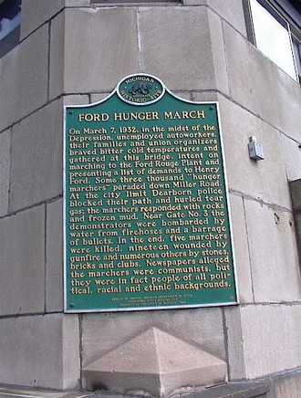 The marker was originally located on the Fort Street drawbridge