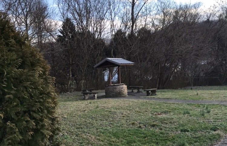 The original well site on the grounds of the house. It was reconstructed when the house was restored in 1980- 1985.