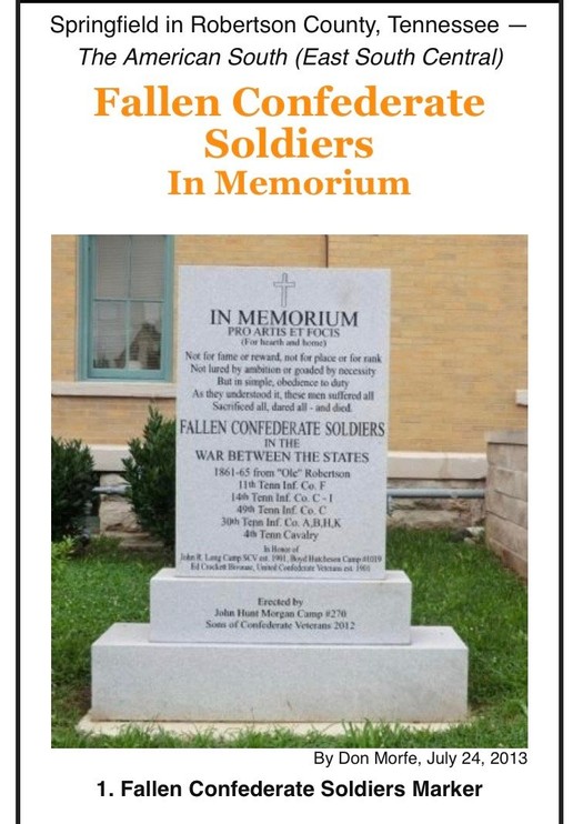 One of the most recent Confederate monuments, this