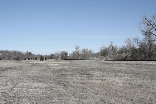 Current Kansas City Bottoms (after excavation, was once a hilly, wooded area)