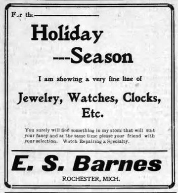 Edward Samuel Barnes Building, 1903 Newspaper Advertisement