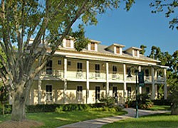 One of six historic buildings in the village, this 1905 hotel was the first property in Broward County to be listed on the National Register of Historic Places. 