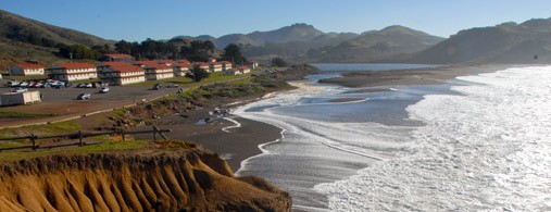 Beach view of Fort Cronkhite