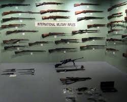 One of the many weapons rooms