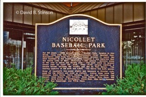 Historical Marker for Nicollet Park, 1983