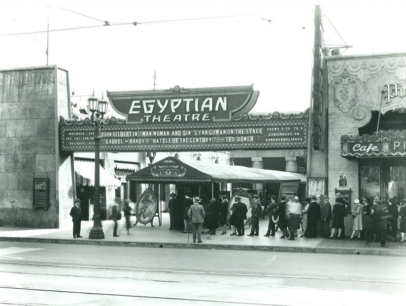 The Egyptian Theatre in the 1920s.