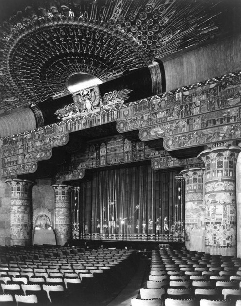 Inside the theater in 1922.