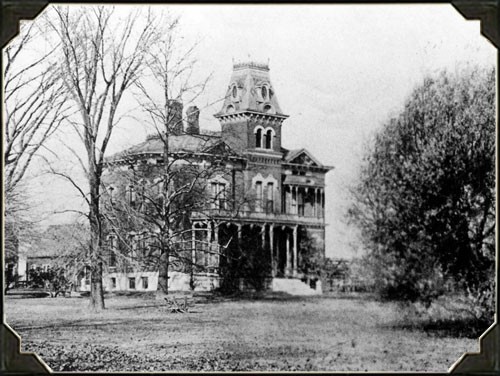 James Millikin Homestead in 1890.