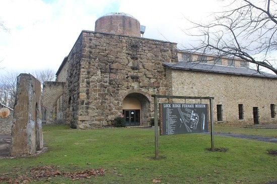 The Furnace Museum actually incorporates some of the ruins from the Thomas Iron Works into its building.