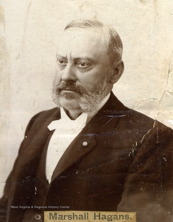 Portrait of John M. Hagans, 1885.