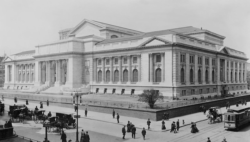 New York Public Library in 1908. Anne Carroll Moore worked in the Children's Room from 1906 to 1941.