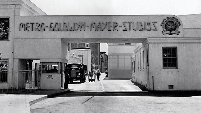 The entry gate from when the studio belonged to MGM. Photo from the Hollywood Reporter.