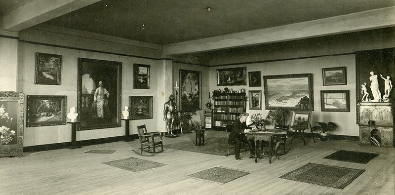 Museum gallery c. 1919 (image from MGMOA)