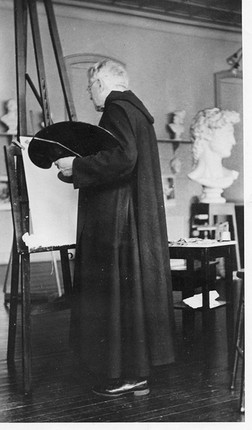 Father Gerrer in his studio (image from MGMOA)