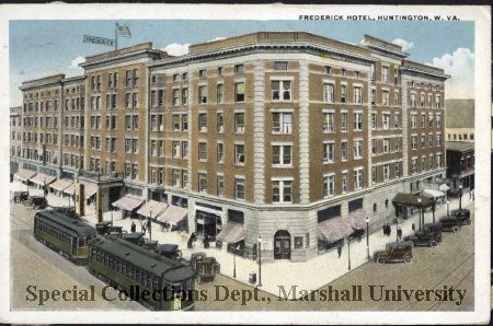 Vintage postcard of the Hotel Frederick