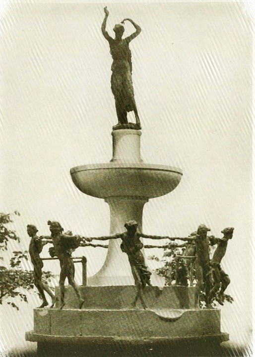 DePew Memorial Marquette that was designed by Karl Bitter. Circa 1915