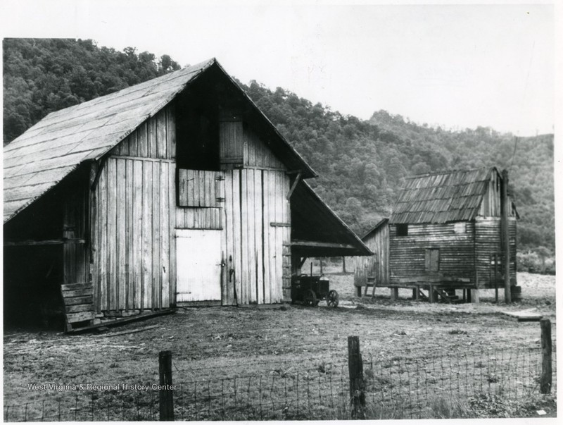 Barn and Salt Dryer at Dickinson Salt Works