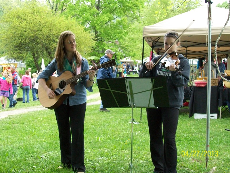 Participants enjoy one of many festivals at Exchange Place