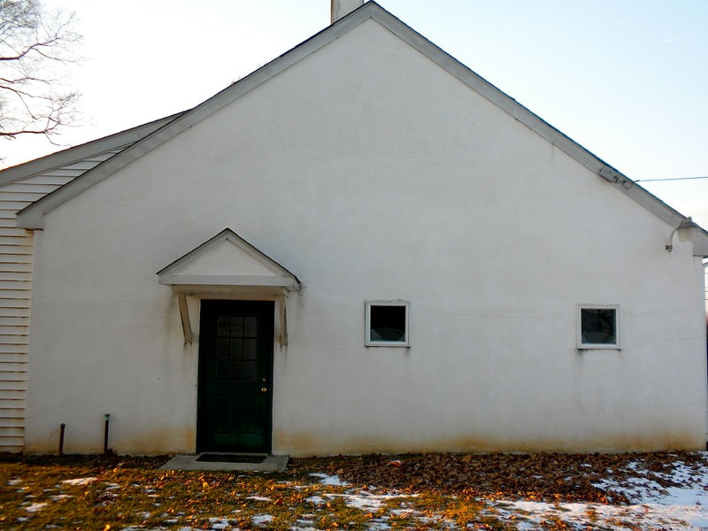 Meeting of the Religious Society of Friends. Ercildoun, Chester. Sitterly was a lifelong Quaker and attended these meetings.