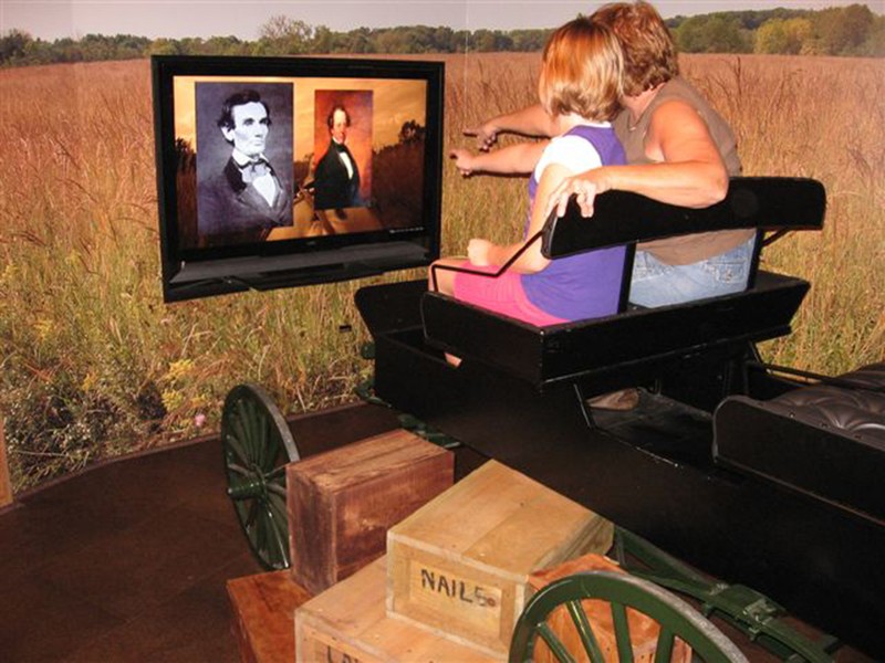 Champaign County's Lincoln - Simulated Eighth Judicial Circuit Buggy Ride