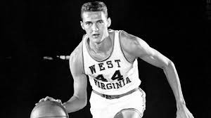 Jerry West when he was playing at West Virginia University. 