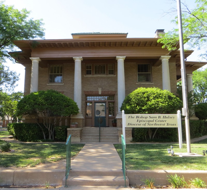 The Bacon House, built in 1916, is now the Sam Byron Hulsey Episcopal Center of the Episcopal Diocese of Northwest Texas.