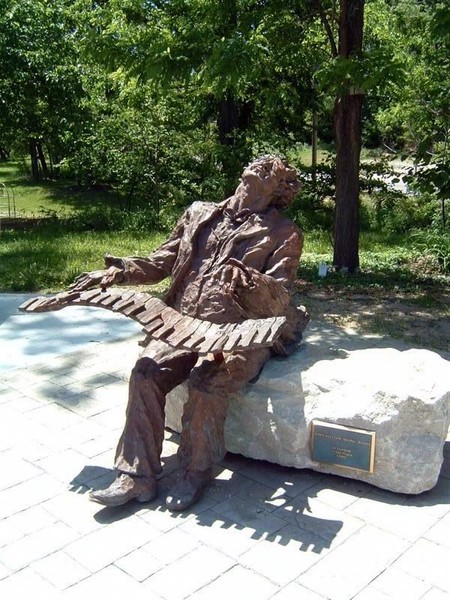 Sculpture of John William "Blind" Boone at Blind Boone Park