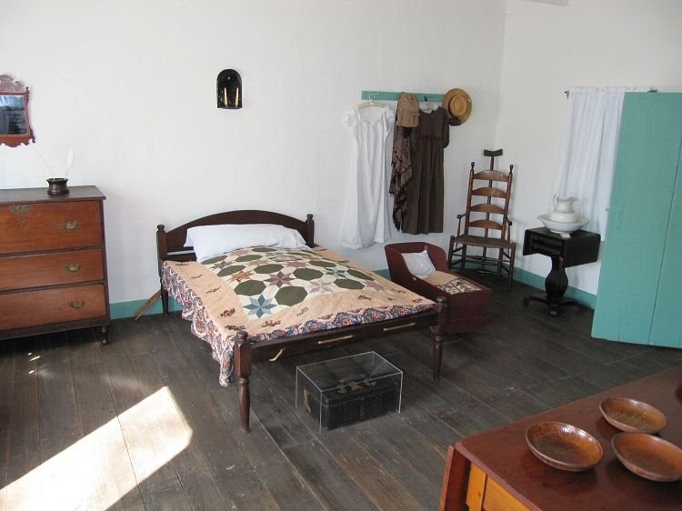 A bedroom in the museum