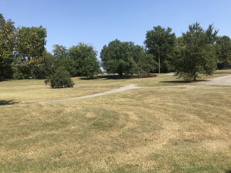 Where the building used to stand