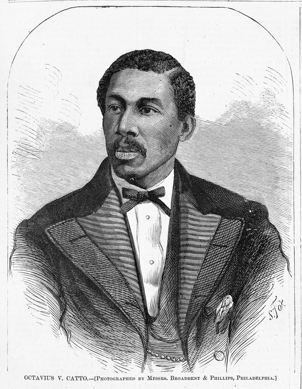 Portrait of Octavius V. Catto, Harper's Weekly, October 28, 1871