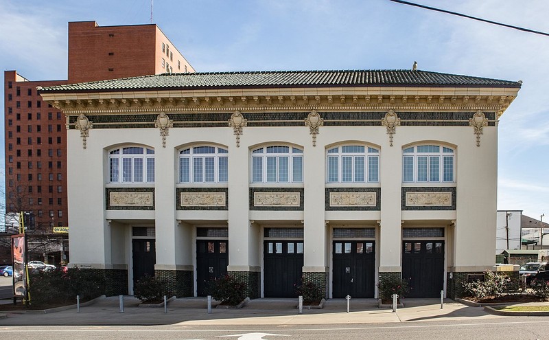 Built in 1922, the former Central Fire Station is now home to the Shreveport Regional Arts Council.