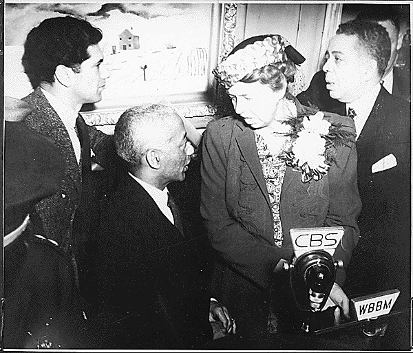 Eleanor Roosevelt presided over the dedication ceremony for the center on May 7, 1941. Image obtained from the National Archives. 