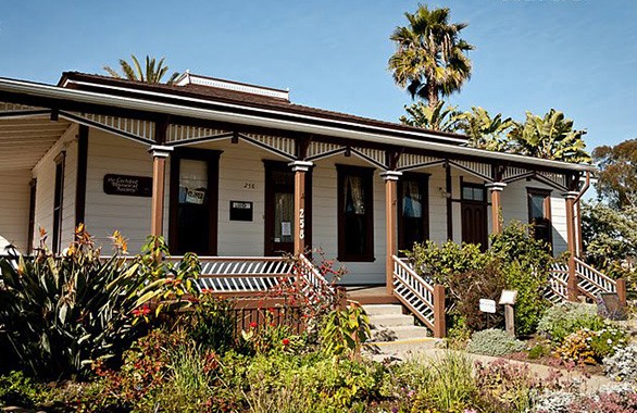 This home was built in 1887 and is now home to the Carlsbad Historical Society. 