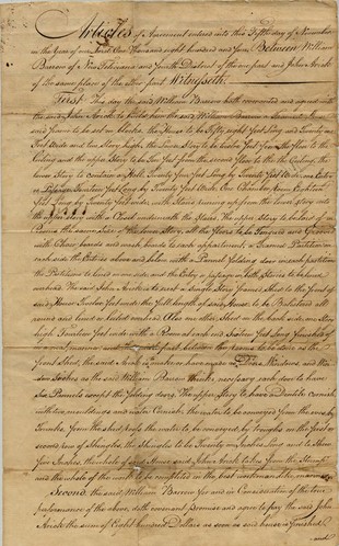 Contract to build Locust Grove/ Highland Plantation