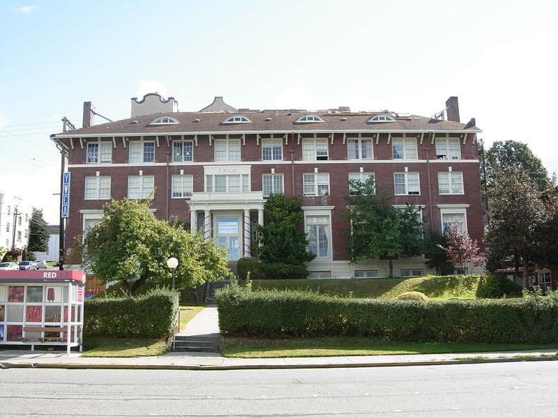 Built in 1915, the YWCA Building is a fine example of Colonial Revival architecture. Here, the YWCA has provided housing and services to women and girls for over a century. 