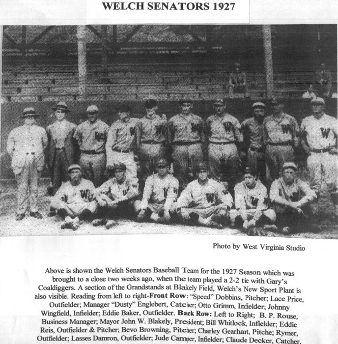1927 Welch Senators.