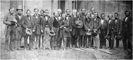Participants in the Oberlin-Wellington Rescue, 1859.
(Image Courtesy of the Ohio Historical Society)