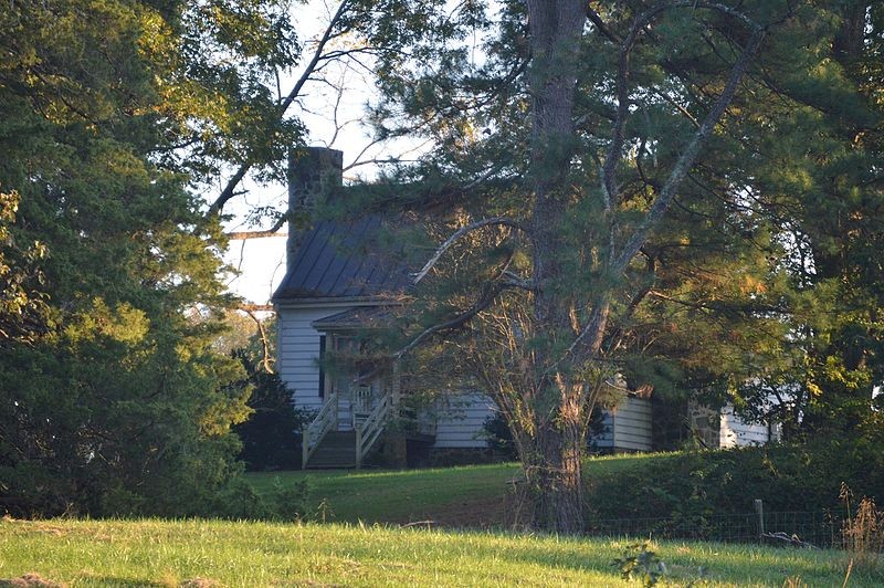 This home was built in stages between 1815 and 1835. The home is located west of Allen Road 