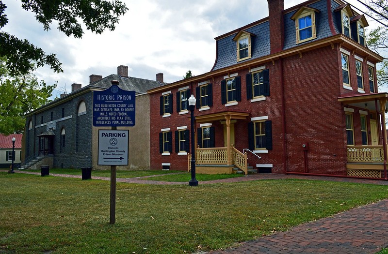 Burlington County Prison (in the background)