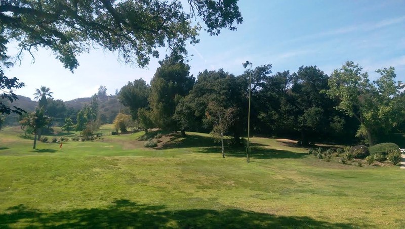 The location of the former Tuna Canyon Detention Station (Verdugo Hills Golf Course). Source: M. Urashima, 2015.